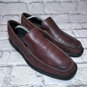 Rockport APM13035 Brown Loafers Mens 10M Slip On Casual‎ Dress Shoes